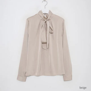 Tie blouse
