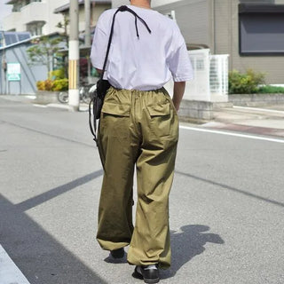 Wide Banding String Pants