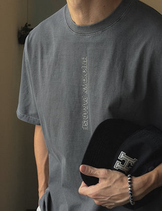 UNKNOWN Pigment Short Sleeve T-shirt (2 colors) (Charcoal expected to arrive on 09.03 (Thu))
