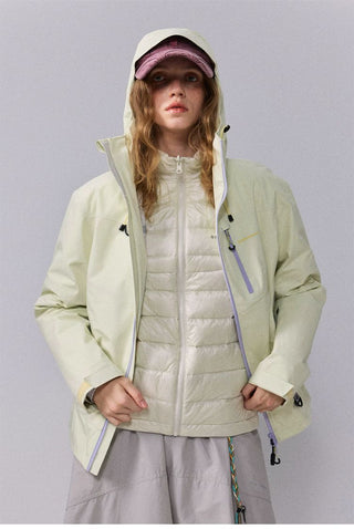 [Monterest] 3-in-1 Waterproof Shell with Down Liner