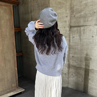 Cable knit cardigan