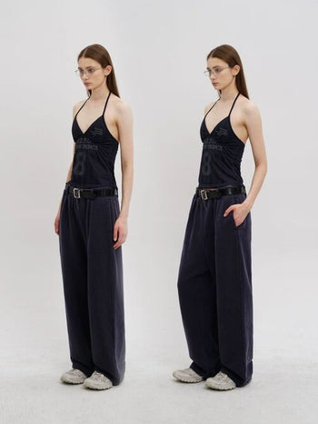 [MASONPRINCE] Halter Top with Built-in Bra
