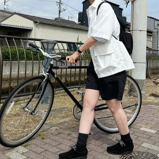 Nylon banding shorts