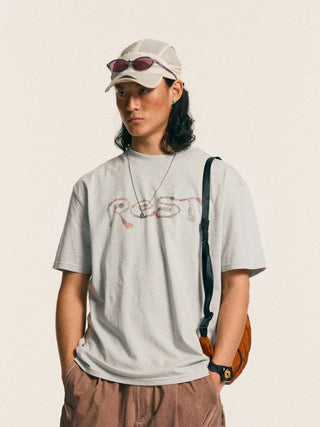 [Monterest] 5A Antibacterial Heathered Relaxed Tee