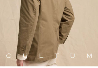 [CULTUM] Cotton Twill Sack Blazer