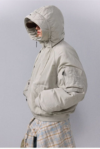 [Monterest] N2B Hooded Down Jacket with Fur Trim