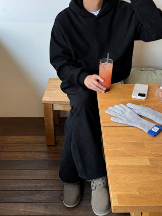 Madeleine Brushed Corduroy Hoodie Set
