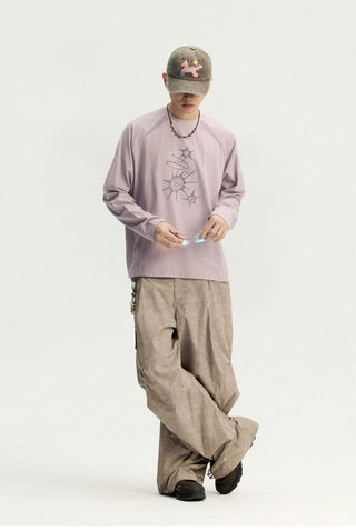 [Monterest] Waffle Knit Quick-Dry Long Sleeve Tee