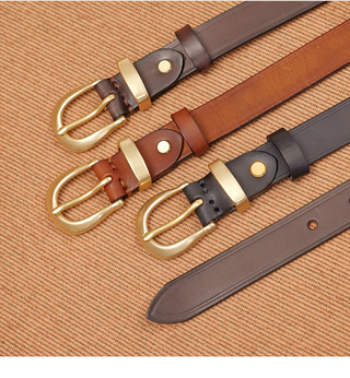 [CULTUM] Top-Grain Leather Belt