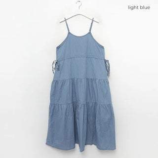 String denim camisole dress