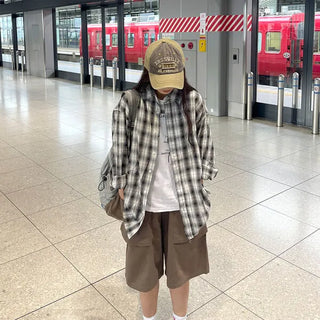 (Unisex) Checkered Shirt