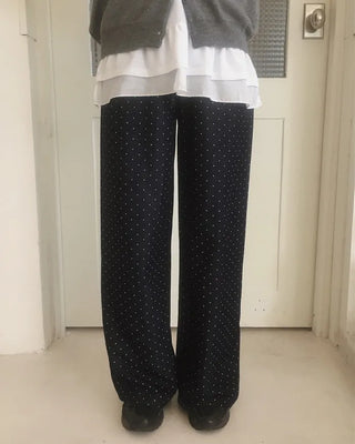 (4 colors) Dot Point Pants