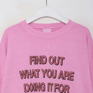 Lettering Oversized T-Shirt