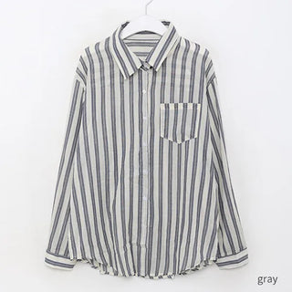Striped loose shirt