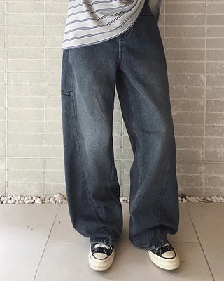 Premium Slit Denim Pants