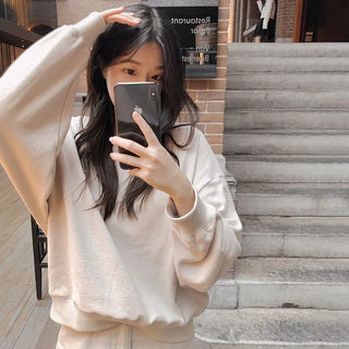 Stitch lettering sweatshirt