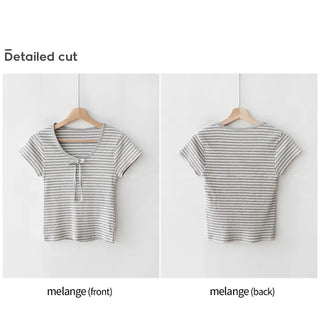 HIREKI Border Ribbon T-shirt