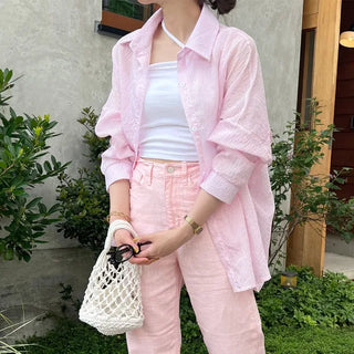 Loose striped shirt