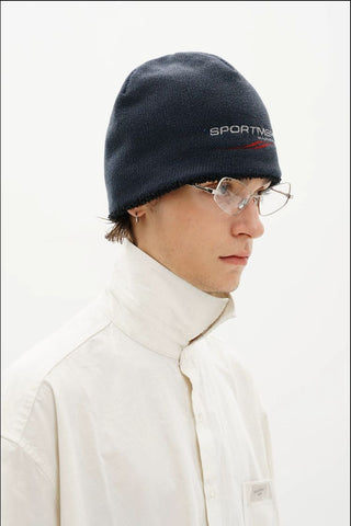 [MASONPRINCE] Double Layer Fleece Lined Knit Beanie