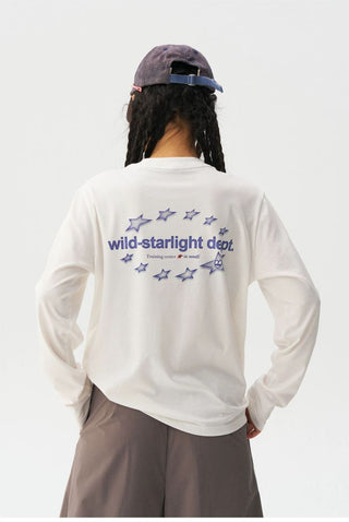 [Monterest] Quick-Dry Star Print Long Sleeve Tee