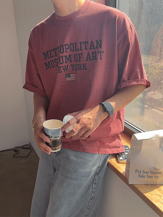 Museum Pigment Oversized 1/2 T-shirt
