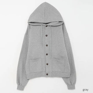 Button-up hooded parka