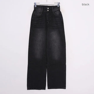 Wide Easy Denim Pants