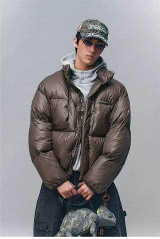 [Monterest] 800FP Duck Down Stand Collar Puffer Jacket