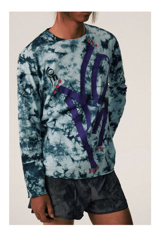 [CONP] Graffiti Logo Tie-Dye Long Sleeve Tee