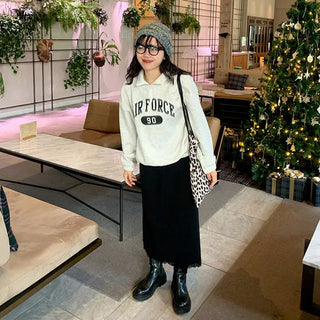 Half-zip sweatshirt