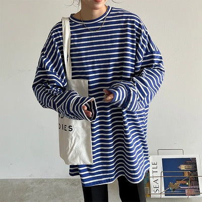 Oversized striped T-shirt