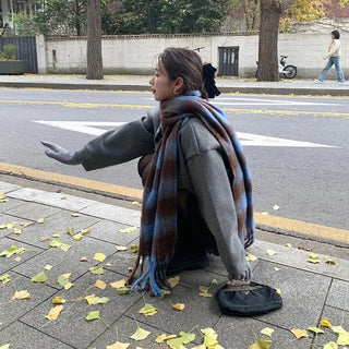 Daily check scarf