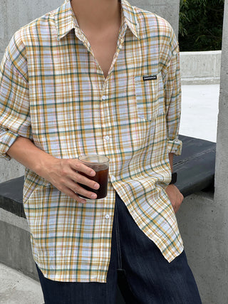 Amande Summer Check Shirt