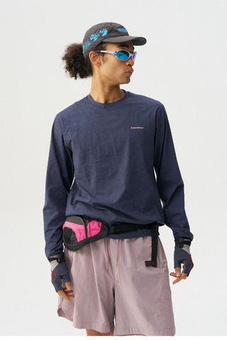 [Monterest] Quick-Dry Antibacterial Logo Long Sleeve Tee