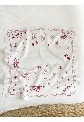 hand-painted square