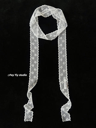 lace long scarf