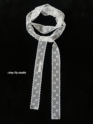 lace long scarf