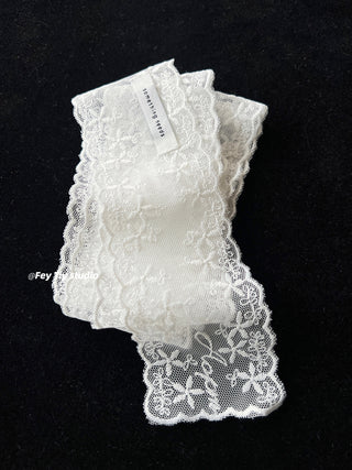 lace long scarf