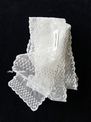 lace long scarf