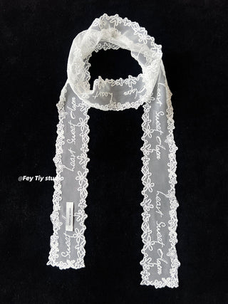 lace long scarf