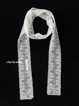 lace long scarf