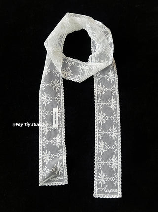 lace long scarf