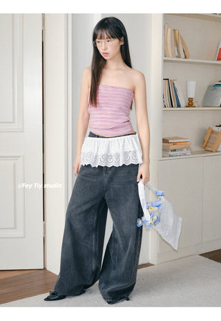 cotton lace skirt