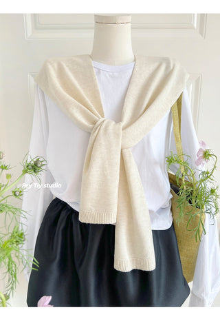 knit shawl vest