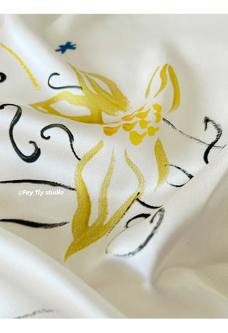 hand-painted floral