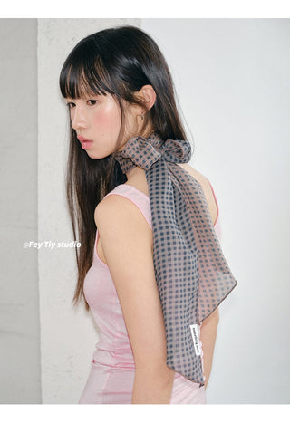linen plaid scarf 03