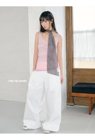 linen plaid scarf 03