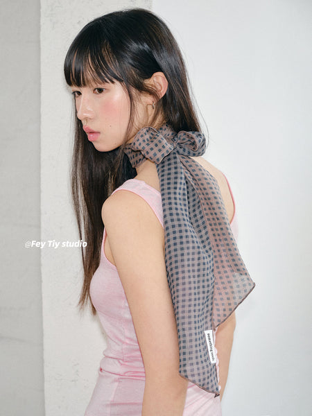 linen plaid scarf 03