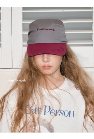color block cap