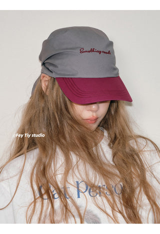 color block cap